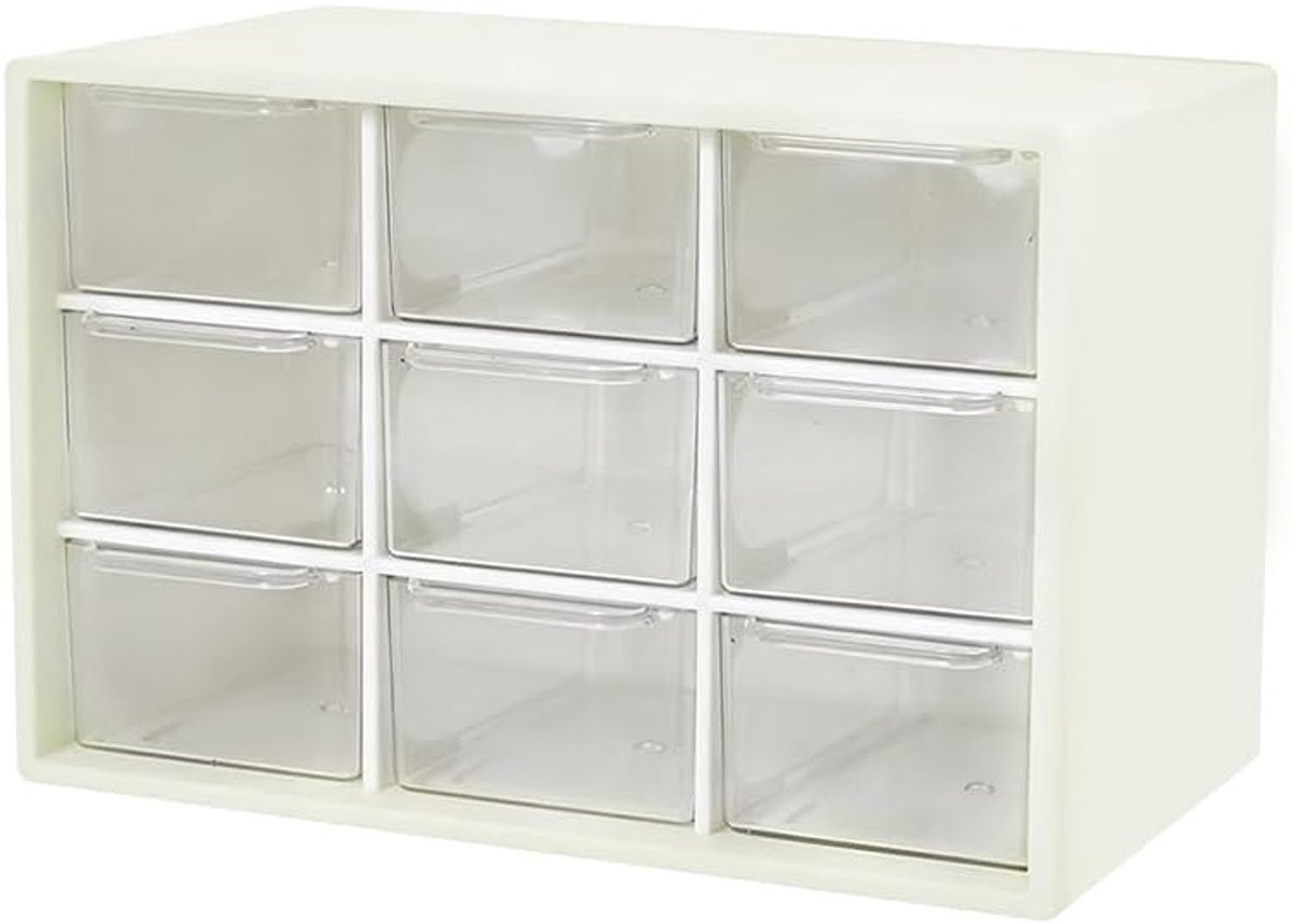 Lade-organizer voor bureau, stapelbare organizer voor keukengerei, make-up en kantooraccessoires, multifunctioneel en ruimtebesparend