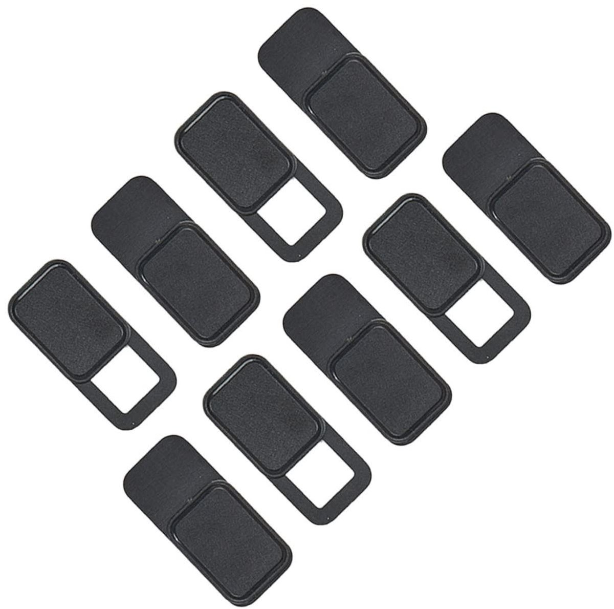 Webcam Covers - Privacy Schermpjes - Online Veiligheid - Met Slider - 9 Stuks - Zwart