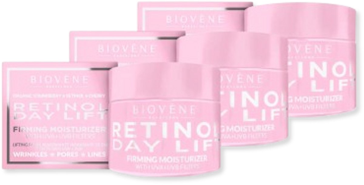 Biovene Dagcreme Retinol 3 pak Voordeel