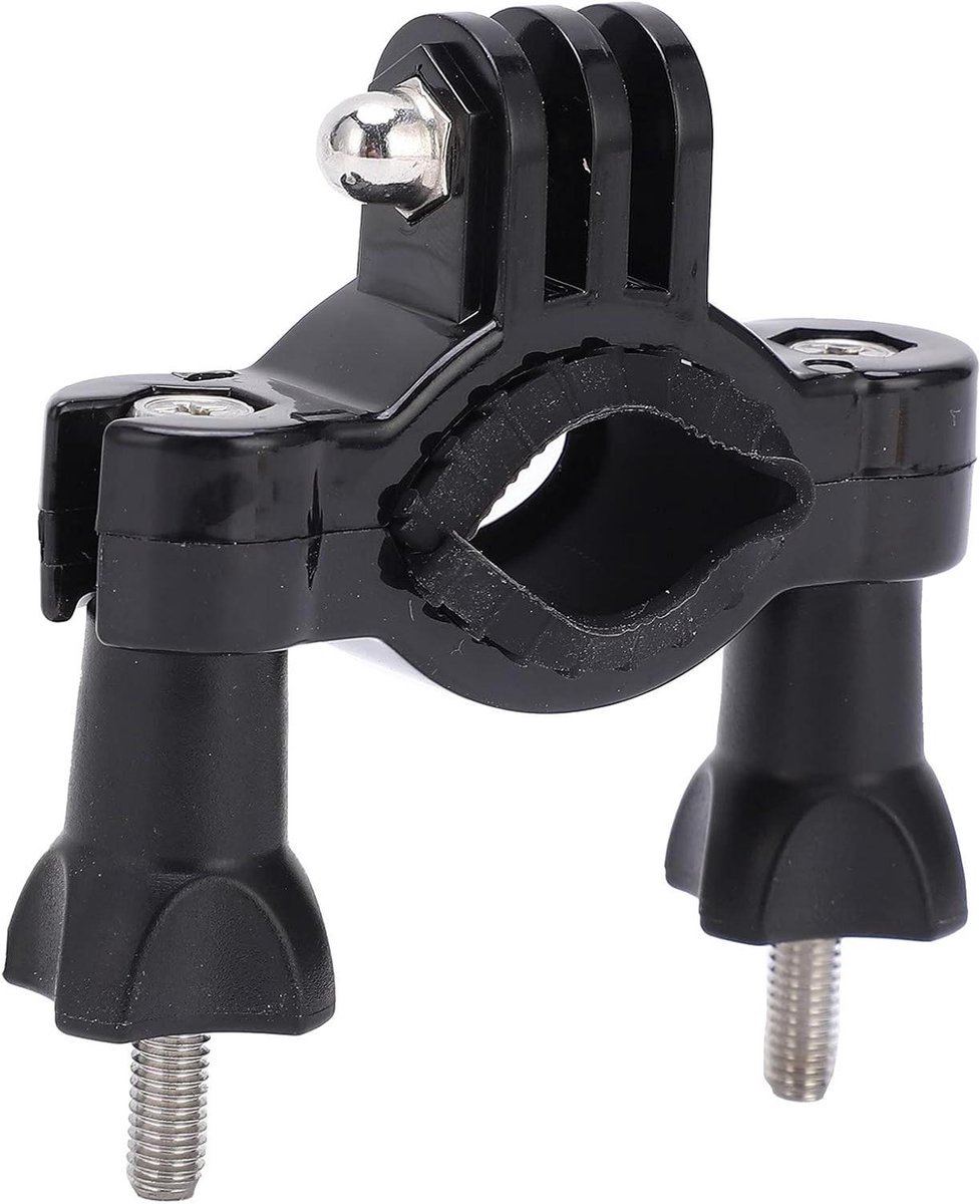 Fiets Zadelpen Houder - Camera Klem - Opnames Maken - Verstelbare Klem - 1.5-4cm - Zwart