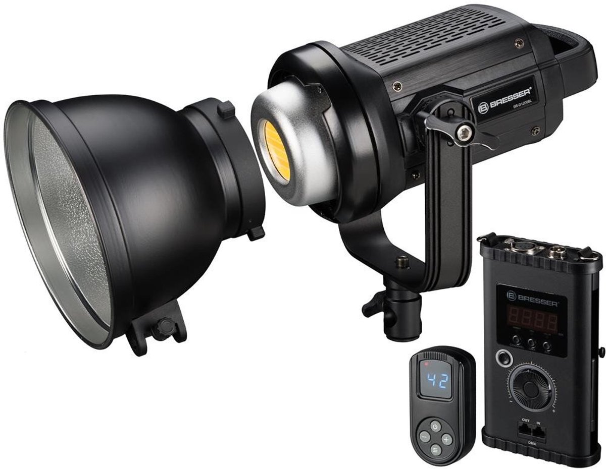 Bol.com Bresser LED Studiolamp BR-D1200BL 120W Bi-color – Fluisterstil met Bowens-Mount voor Foto & Video aanbieding
