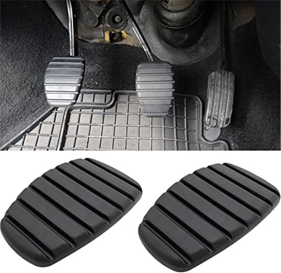 Pedaalhoezen Set - Rem Koppeling - Verbeterde Grip - Antislip Oppervlak - 2 Stuks - Zwart — afbeelding 2