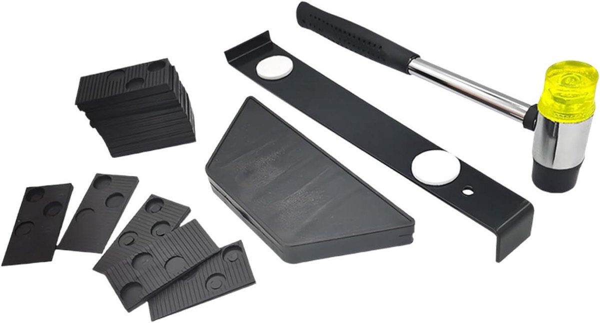 Vloeren Montage Set - Laminaat Gereedschap - Vloeren Leggen - Ergonomische Handgrepen - 23 Delig - A