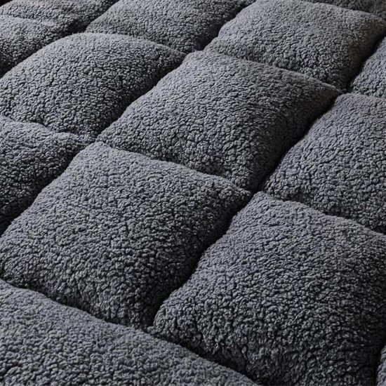 Opvouwbare Matras - Slaapmat - Veelzijdig Gebruik - Lichtgewicht Ontwerp - 90x200 cm - Grijs — afbeelding 4