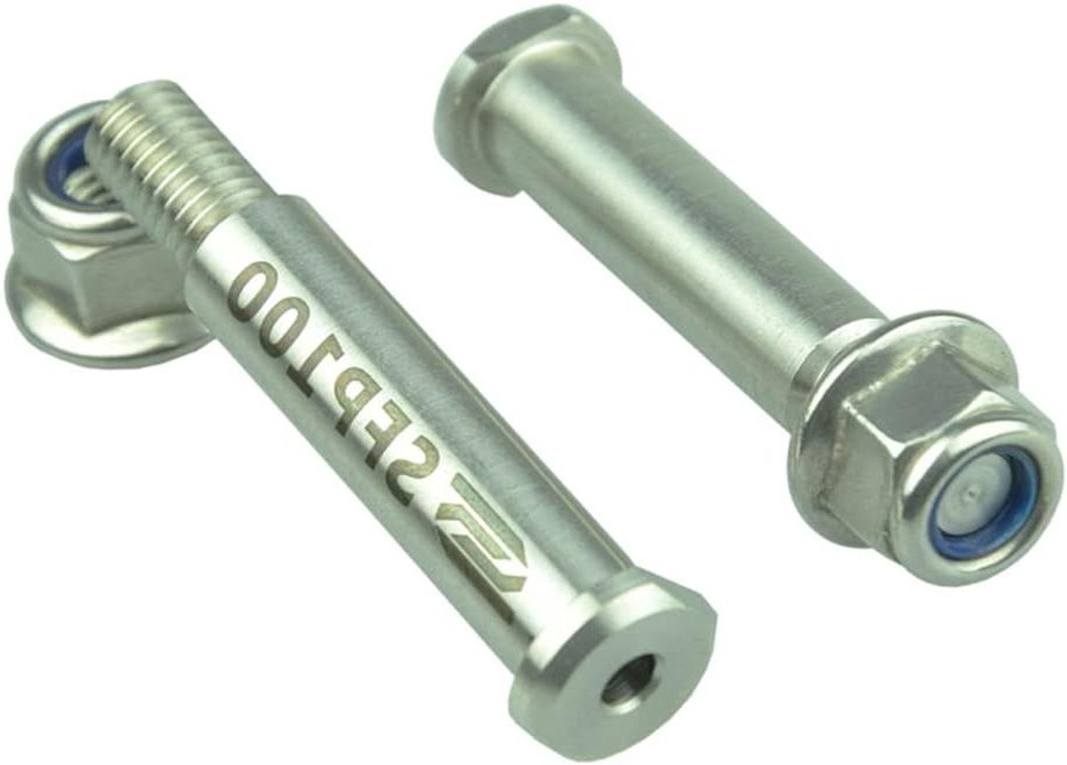Voetsteunen Motor - Voetsteun Pinnen - Motor Onderhoud - Roestvrij Staal - 12 x 6.9 x 1.9 cm - Zilver