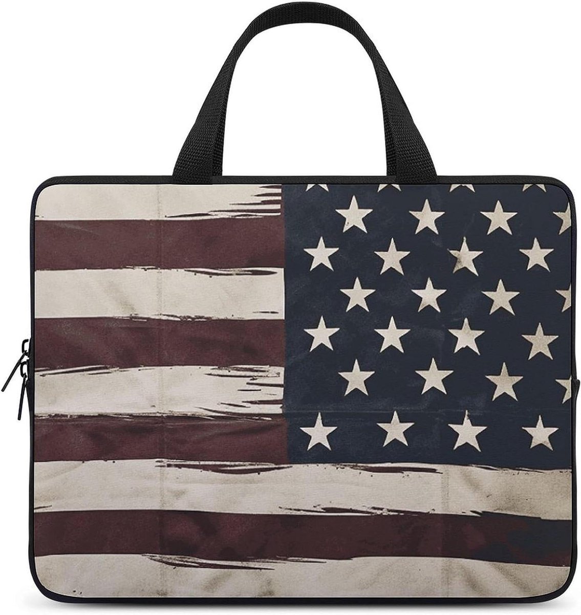 Laptophoes - Draagtas - Bescherming - Waterafstotend - 10 inch - Amerikaanse vlag