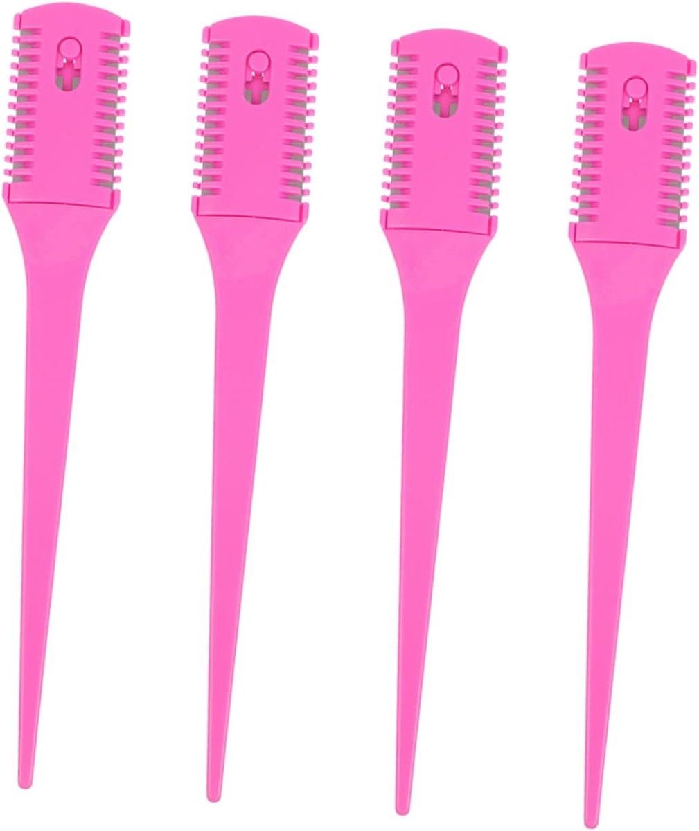 GLEAVI 4stuks Verstelbare Puntige Kam Knippen Stylen Lichtgewicht Duurzaam Voor Thuisgebruik Professionele Kappers Haarverzorgingsaccessoire