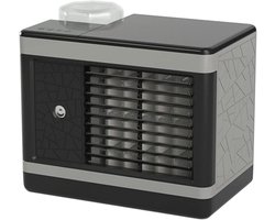 Mobiele Airco - Mini Koeler - Persoonlijke Koeling - Drie Snelheden - 3500 Gram - Grijs Zwart