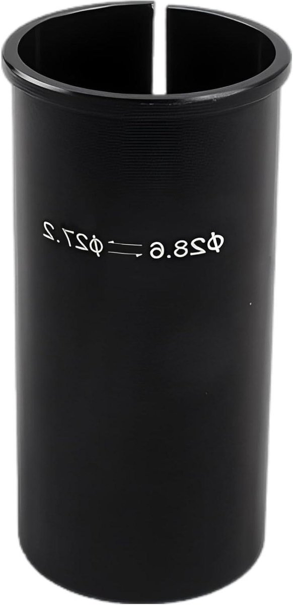 Zadelpen Adapter - Conversie Huls - Frame Upgrade - Eenvoudige Installatie - 27.2 naar 28.6 mm - Zwart