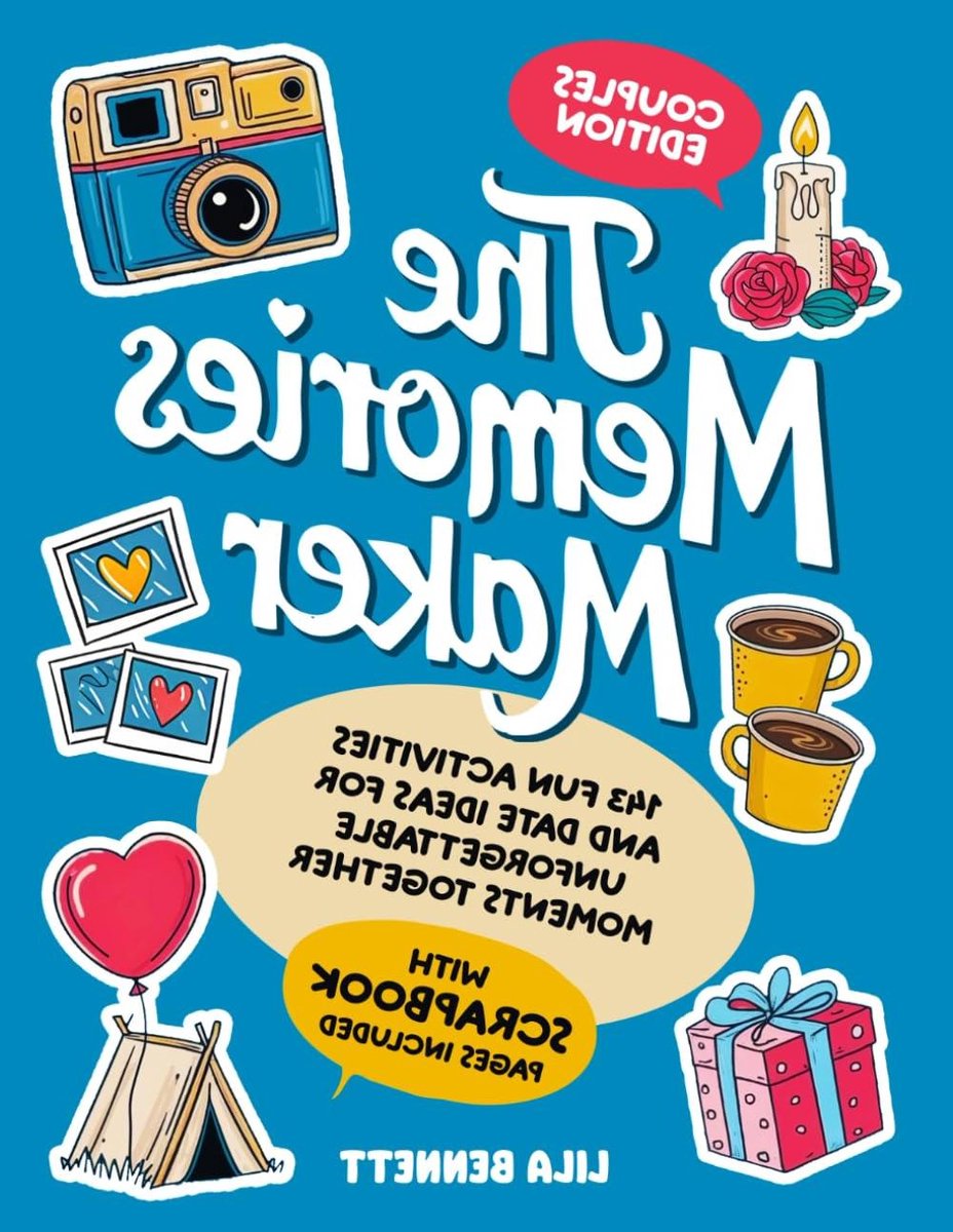 Herinneringen Maker Boek - Activiteitenboek Relatie - Samen Tijd Doorbrengen - 143 Ideeën Inclusief Scrapbook - 28 x 22 cm