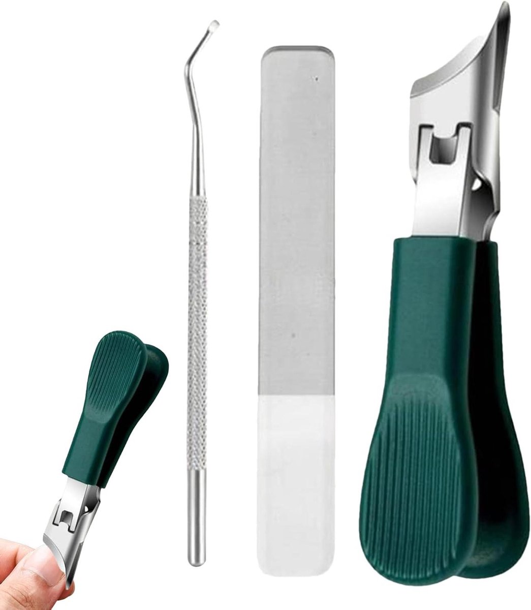 Dikke Nagelknipper - Teennagel Schaar - Nagels Knippen - Spatbestendig Ontwerp - 105 cm - Zilver