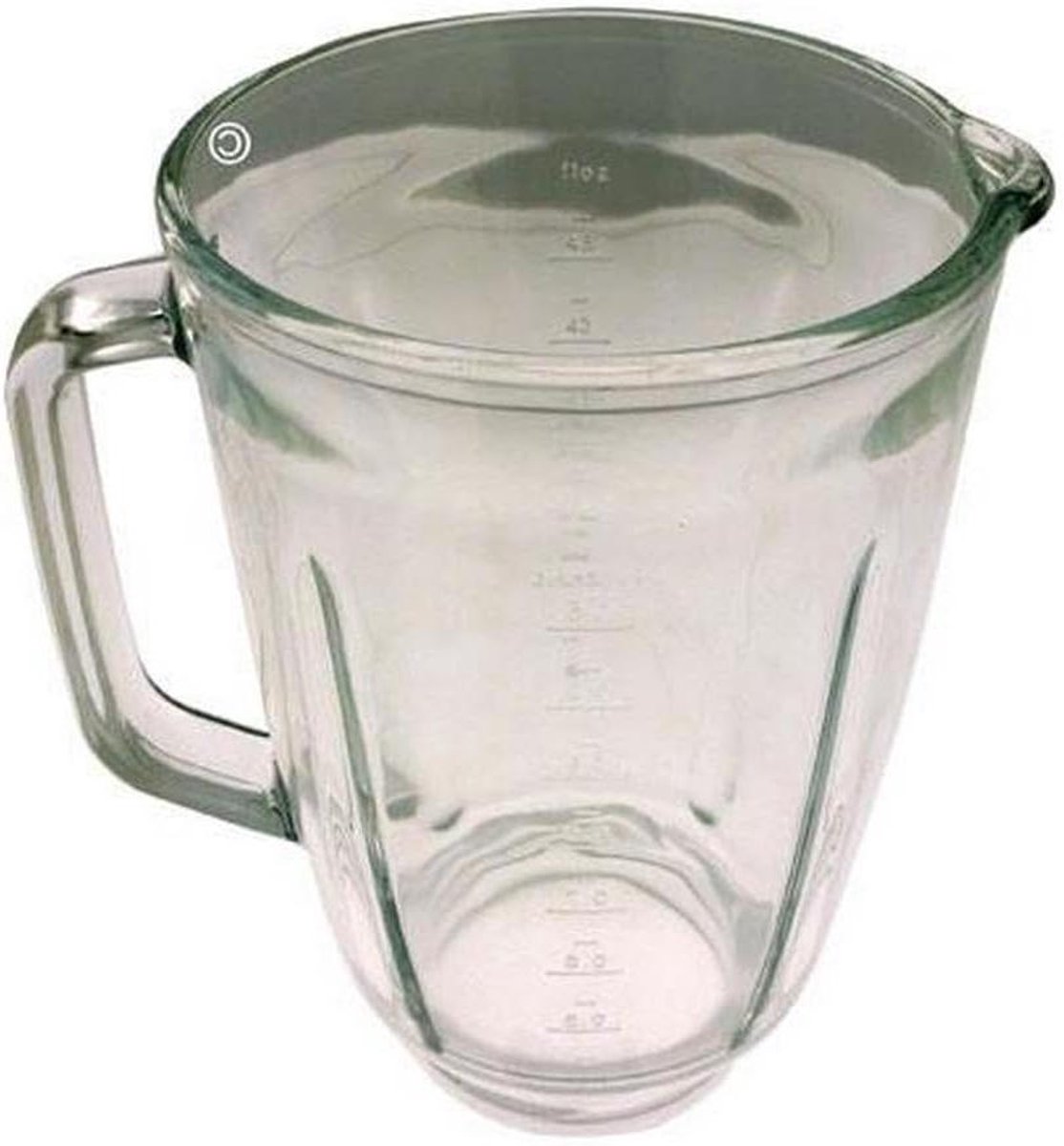 Glazen Blender Kom Reserveonderdeel Mixer Keuken Gebruik Origineel Onderdeel 1.5 liter Transparant