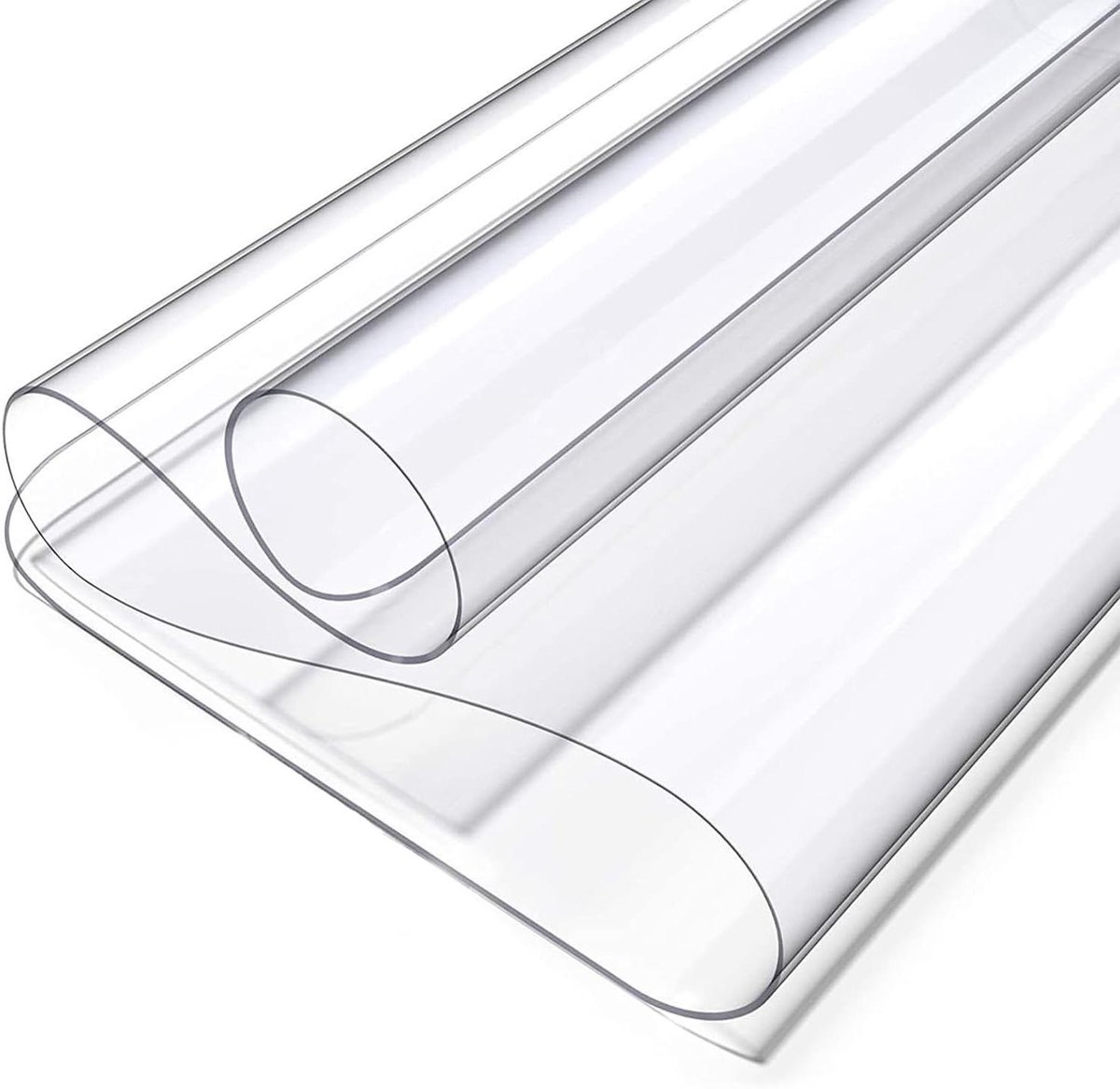 Tafelbeschermer Transparant - Bureauonderlegger Vinyl - Tafel Beschermen - 2 mm Dik - 30cm x 120cm - Transparant