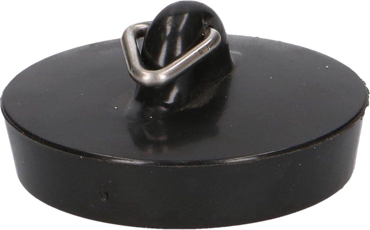 Afvoerstop - Stopkraan Zink - Zink Afsluiten - Universele Pasvorm - 50MM - Zwart