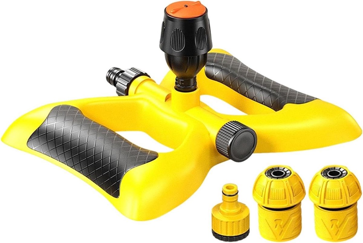 Gazonsproeiers Roterend - Tuinsproeier Irrigatie - Gazon Bewatering - 360 Graden Dekking - Tot 20 Meter Bereik - Enkel attribuut