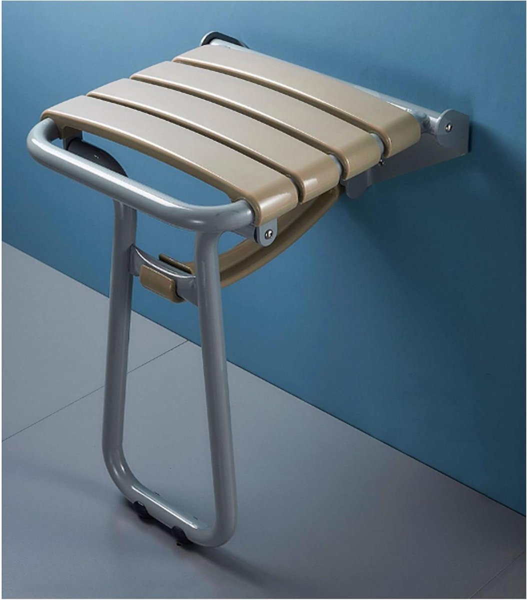 Douchestoel - Douchezitje - Veilig Douchen - Wandmontage Opvouwbaar - Tot 300 kg - Wit