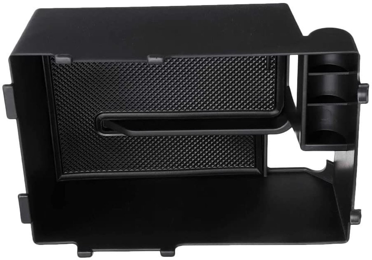 Dailygoody - Center Console Organizer Tray - Opbergvak voor Auto - Zwart - Console Organizer - Auto Accessoire - Geschikt voor Subaru XV - Model 2018-...