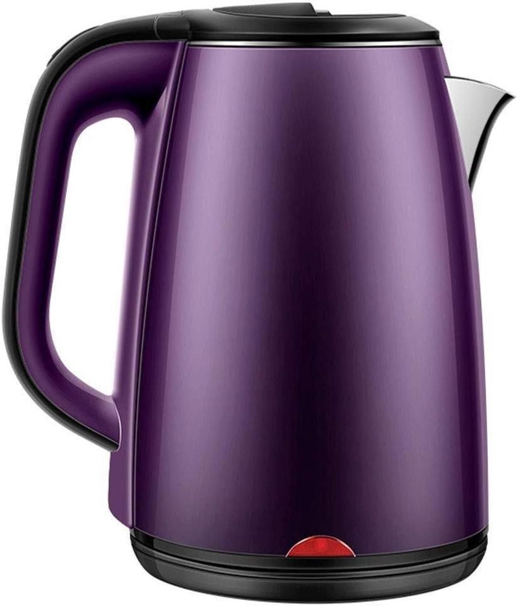 Elektrische Waterkoker - Kruik Waterkoker - Snel Water Koken - 360 Graden Basis - 1.8 Liter - Paars