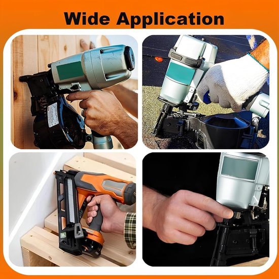 Reparatieset Spijkerapparaat - Onderdelen Kit - Apparaat Onderhoud - Hoge Compatibiliteit - 4 Delig - Grijs — afbeelding 3
