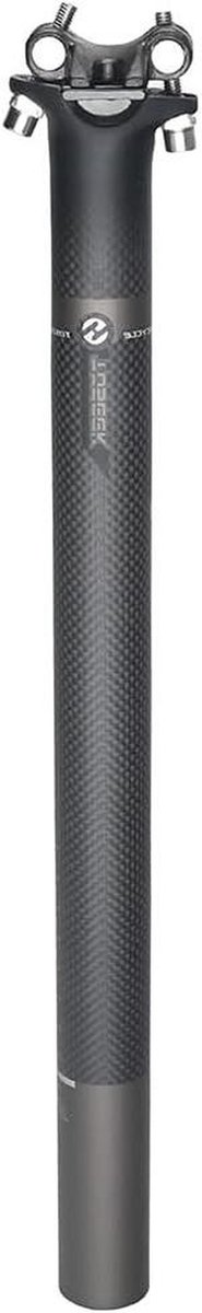 Fiets Zadelpen - Onderdeel Fiets - Fietsonderhoud - Lichtgewicht Carbon - 30.8 x 400mm - Mat Zwart