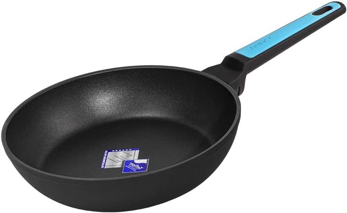Koekenpan met anti-aanbaklaag Koken en bakken Teflon Platinum Plus coating 26 cm Zwart