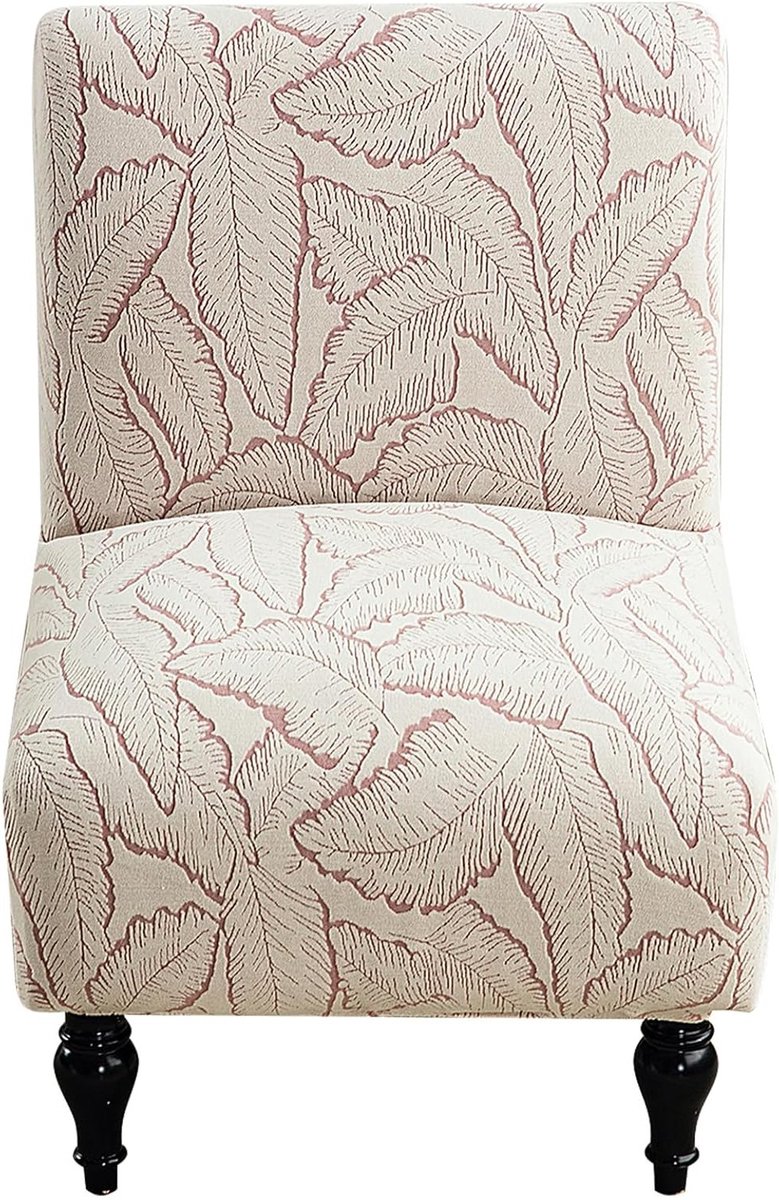 Elastische Fauteuilhoes 1-zits Zonder Armleuning - Antislip Stoelbeschermer met Bloemmotief