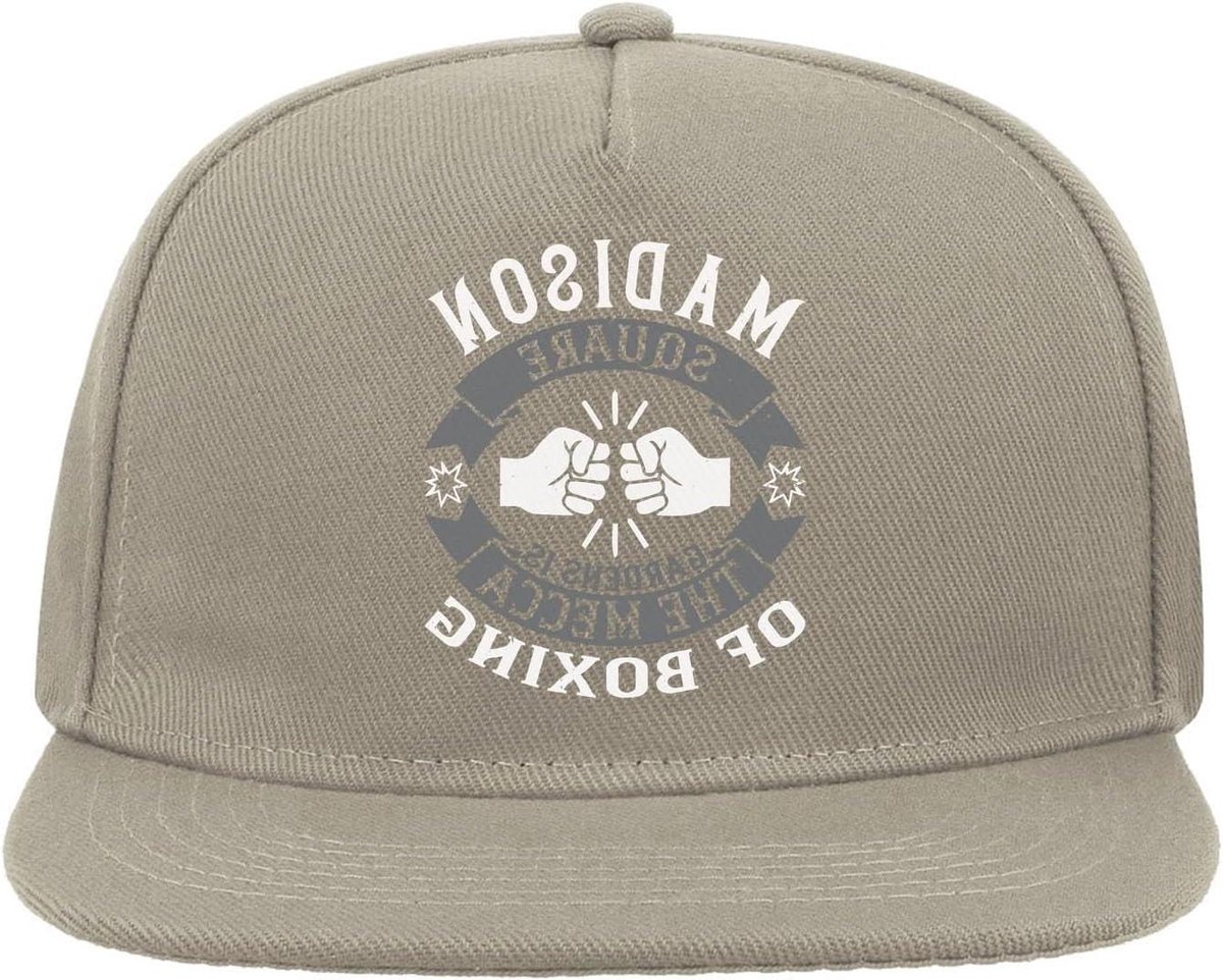 Snapback Pet - Baseball Cap - Sportevenementen - Hoogwaardige Print - One Size - Grijs