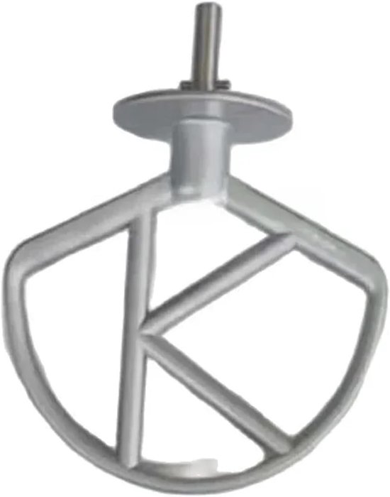 Klopper voor Keukenmachine - Mixer Accessoire - Bakken en Mixen - Gecoat Anti-aanbak Oppervlak - Standaard Maat - Zilver — afbeelding 2