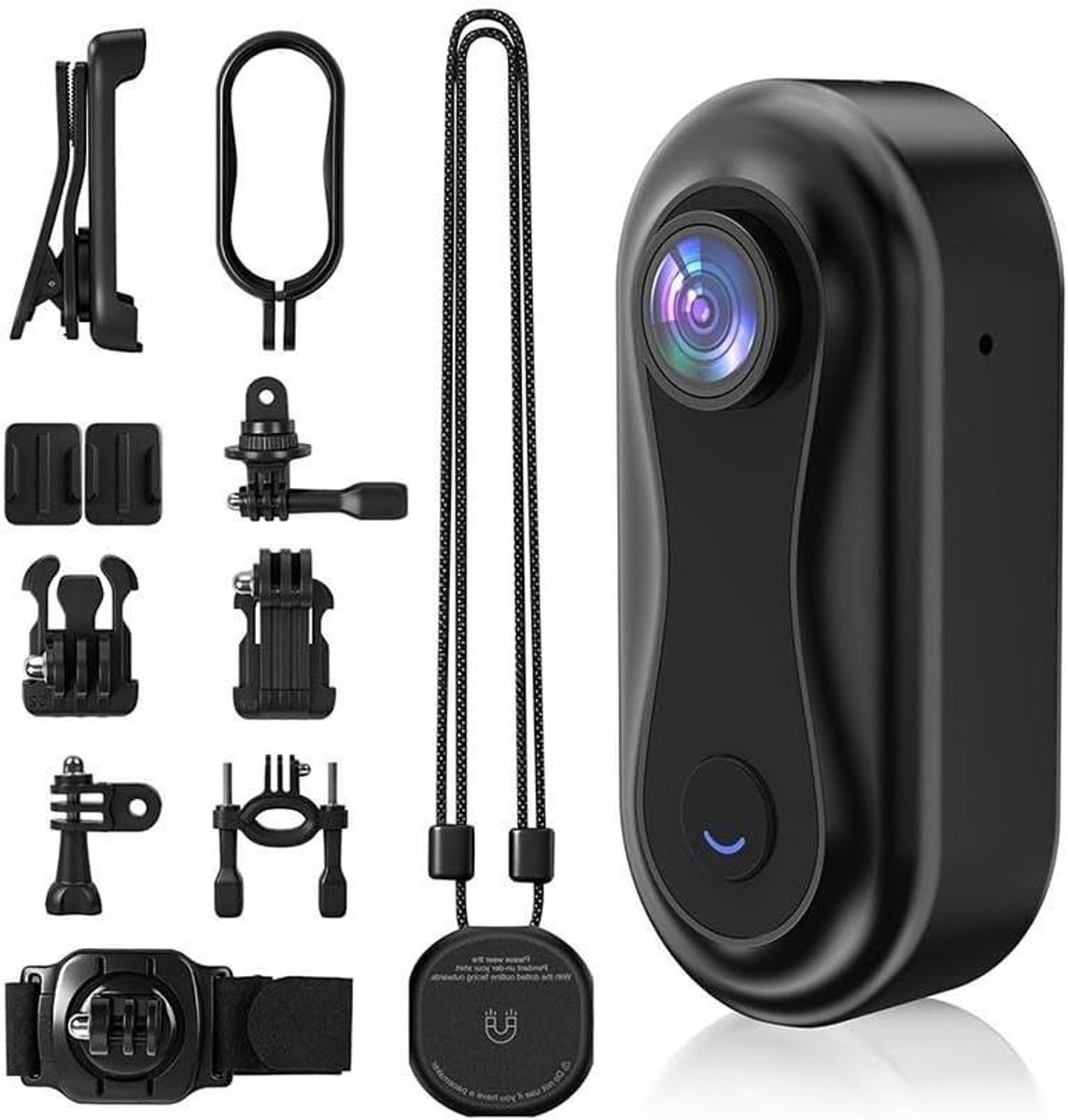 HD Actiecamera - Outdoor Camera - Avonturen Vastleggen - 120 Graden Groothoek - 7 x 3 x 2 cm - Zwart