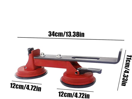 Vloerspatel Set - Bouwgrijper Zuignap - Vloeren Repareren - Schadevrije Scheurreparatie - 34 x 11 x 10 cm - Niet gespecificeerd — afbeelding 2