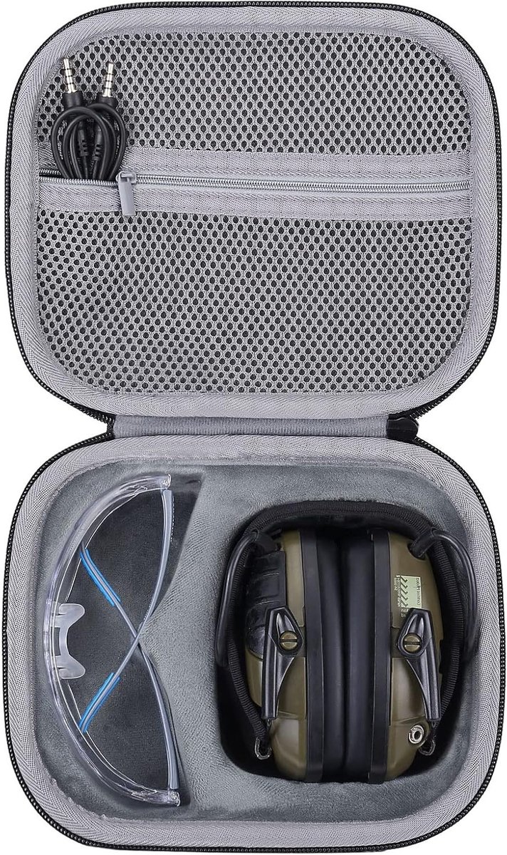 Hard Travel Case voor Howard Leight Impact Sport Oorkappen - Bescherming, Draagbaarheid, Duurzaamheid