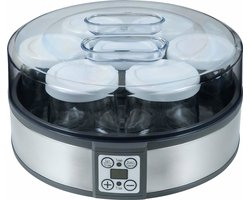 AHD® Yoghurtmaker - Ijsmachine - Yoghurtmachine - Zilver/Grijs - 25cm x 25cm x 13cm