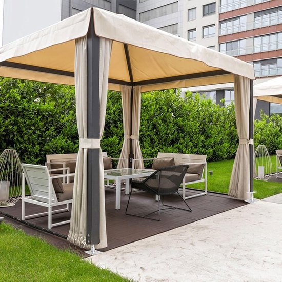 Verstelbare Paalsteunen voor Hekken, Carports en Pergola's - 4 Stuks met 16 Schroeven, Hoogte 100-140 mm — afbeelding 3