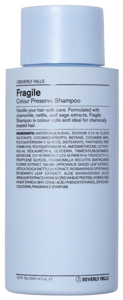 J Beverly Hills Blue Fragile Shampoo 340 ml