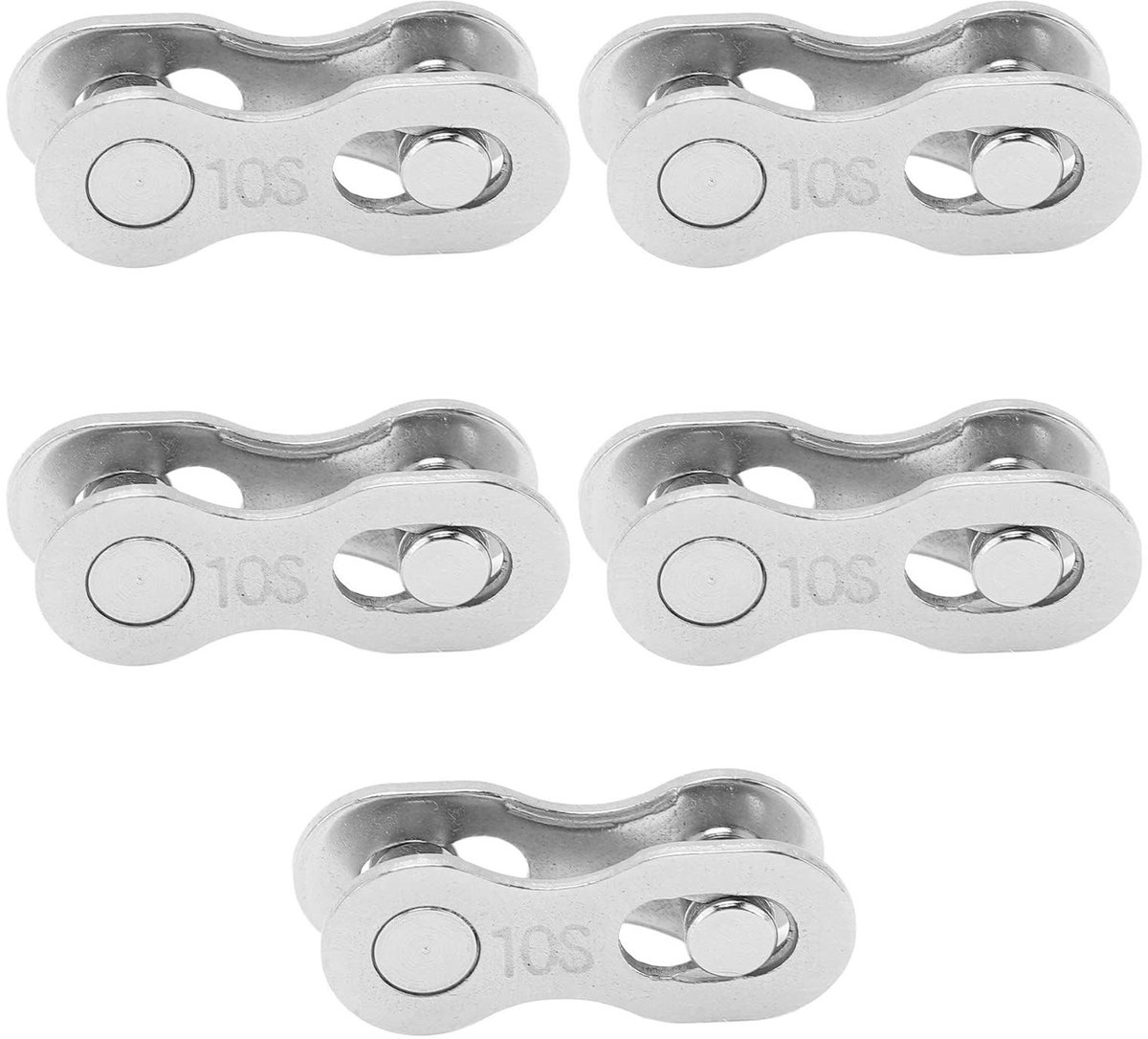 Dailygoody - Fiets Ontbrekende Link - Kettingschakel 10 Versnellingen - Roestbestendig - Snelle Release - Fietsketting Link - Geschikt voor 6/7/8/9/10...