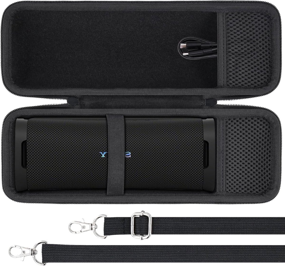 Duurzame Beschermhoes voor Draadloze Bluetooth Portable Speaker - Ideaal voor ULT FIELD 1, Schokbestendig en Waterdicht