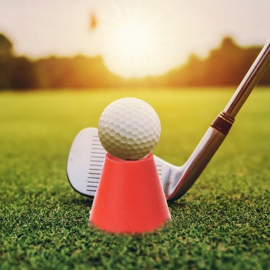 Golf Tees - Simulator Tees - Golf Oefenen - Duurzame Rubberen Constructie - 4 Hoogtes - Niet gespecificeerd van GOLF — afbeelding 5