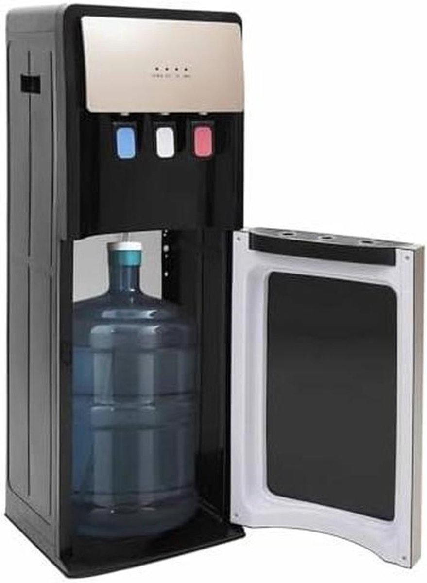 Waterdispenser Onderlader - Waterkoeler Warme Koude - Direct Water Tappen - Drie Temperatuurstanden - 5 Liter Per Uur - Goud