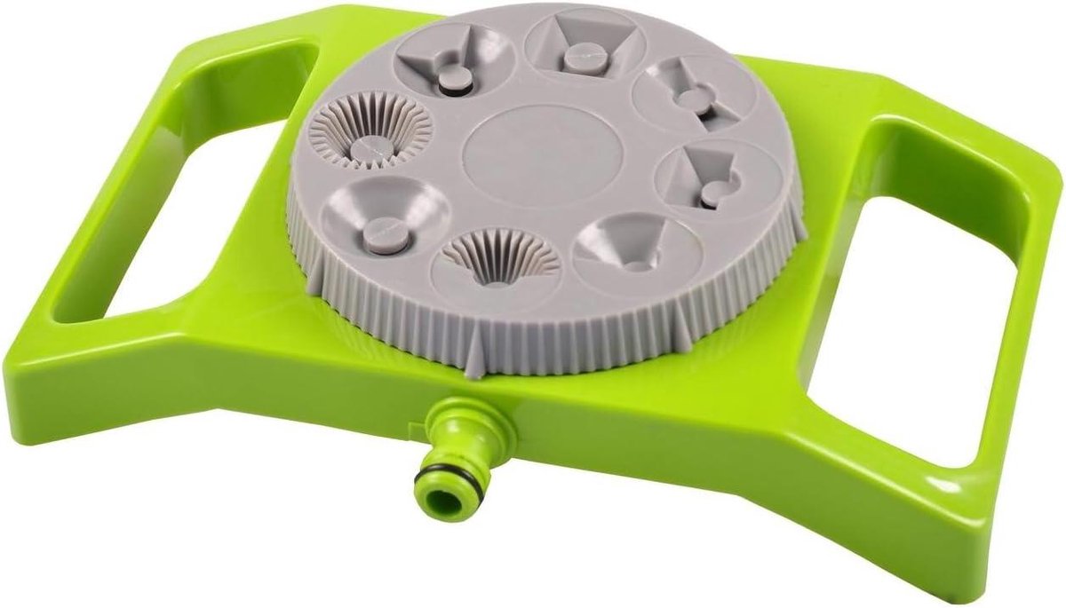 Gazonsproeier Impulssproeier - Cirkelsproeier Tuinsproeier - Automatische Tuinirrigatie - Traploos Regelbaar - 9-10 m² - Groen