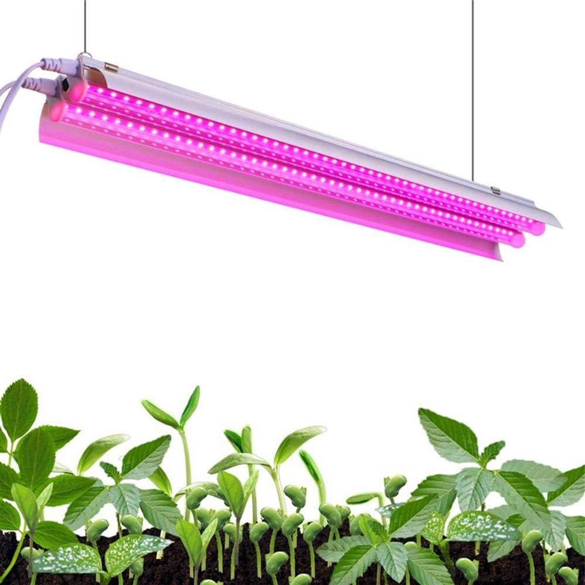 Groeilamp LED - Plantenlamp Kweeklamp - Plantengroei Stimuleren - Full Spectrum Licht - 50 cm - Aluminium