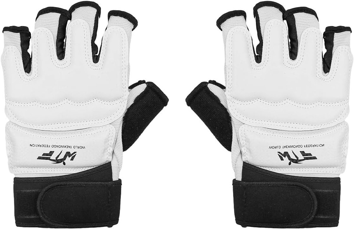 Zwarte MMA Handschoenen voor Boksen en Vechtsporten met Fitnessmat - Geschikt voor Handomtrek 20 cm, Ideaal voor Training en Workout
