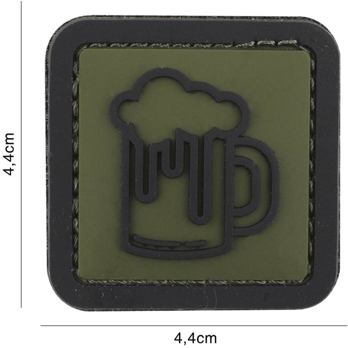 Embleem 3D PVC Bier Groen