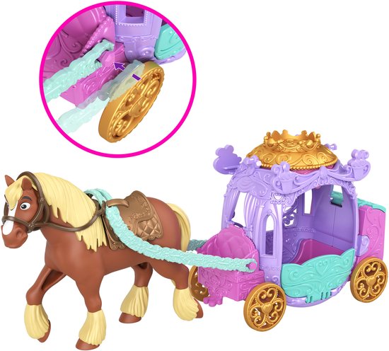 Disney Princess CARRIAGE REVEAL Small Doll & Vehicle — afbeelding 5