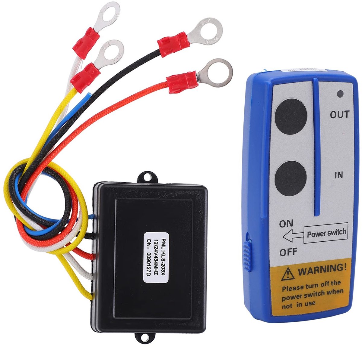 Dailygoody - Draadloze Trekhaak - Handige afstandsbediening - Blauw - Geschikt voor Trucks SUV - 20 meter bereik