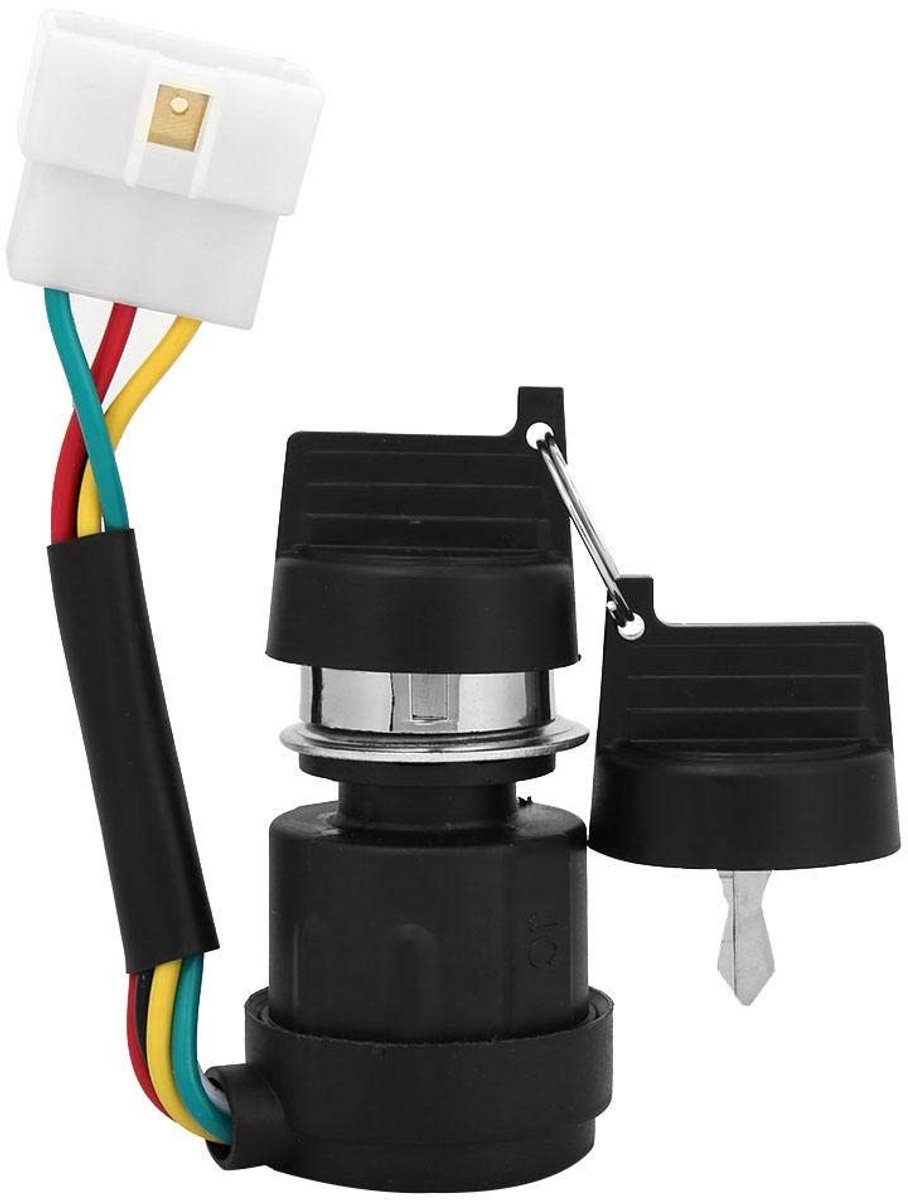 Dailygoody - Solidchoice - Dailygoody - Ignition Key Switch - Waterproof - Hoogwaardige kwaliteit - Populaire kleur - 6 Wire Switch - Geschikt voor 178F/186F motoren