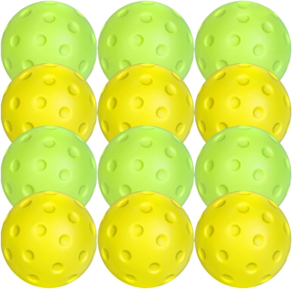 Oefenballen Set - Stille Ballen - Binnen Sporten - Geluidsdempend Materiaal - 12 Stuks 7.4cm - Enkele Attribuut