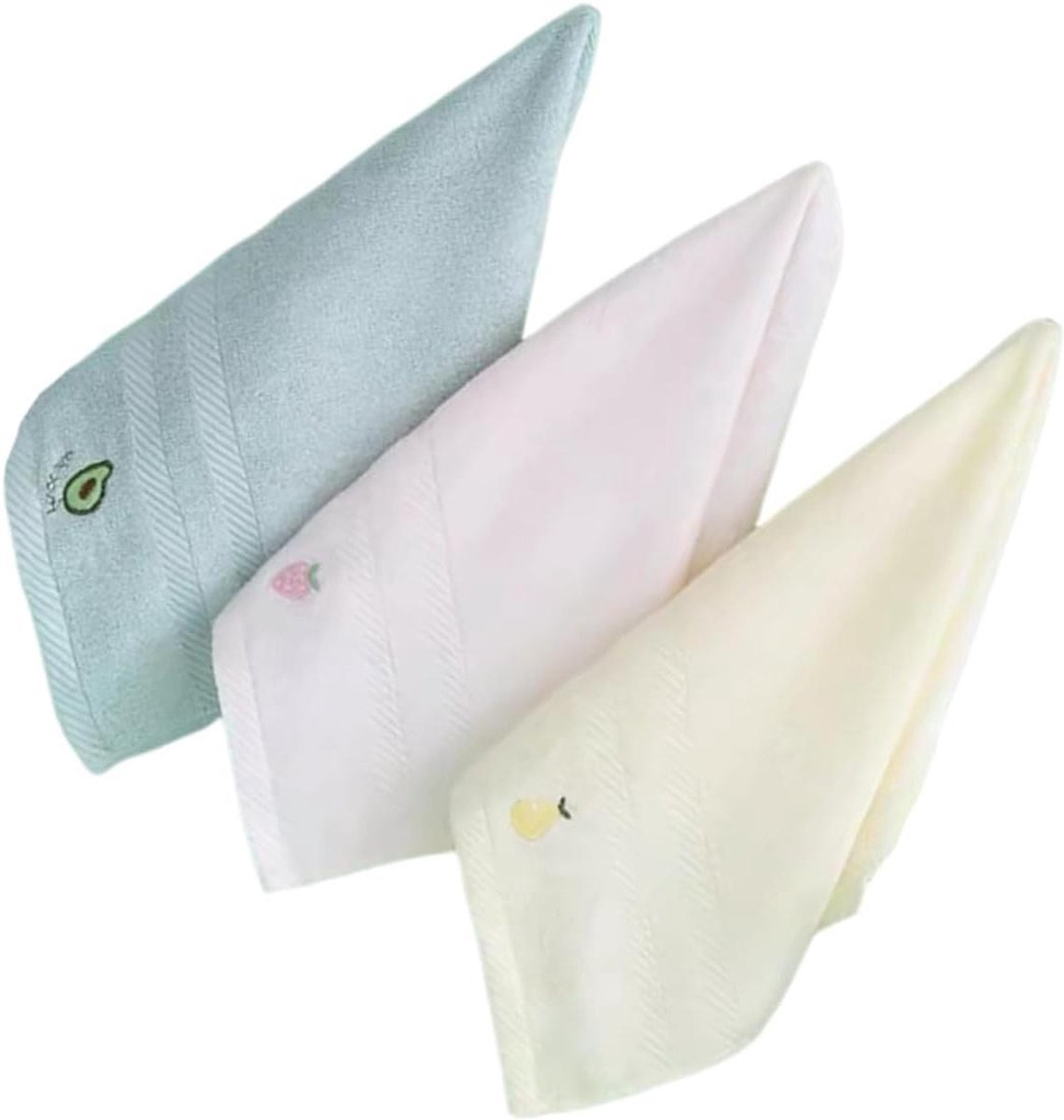 Kinderhanddoeken - Washandjes baby - Gezicht reinigen - Zachte bamboevezel - 48x26 cm - Diverse kleuren