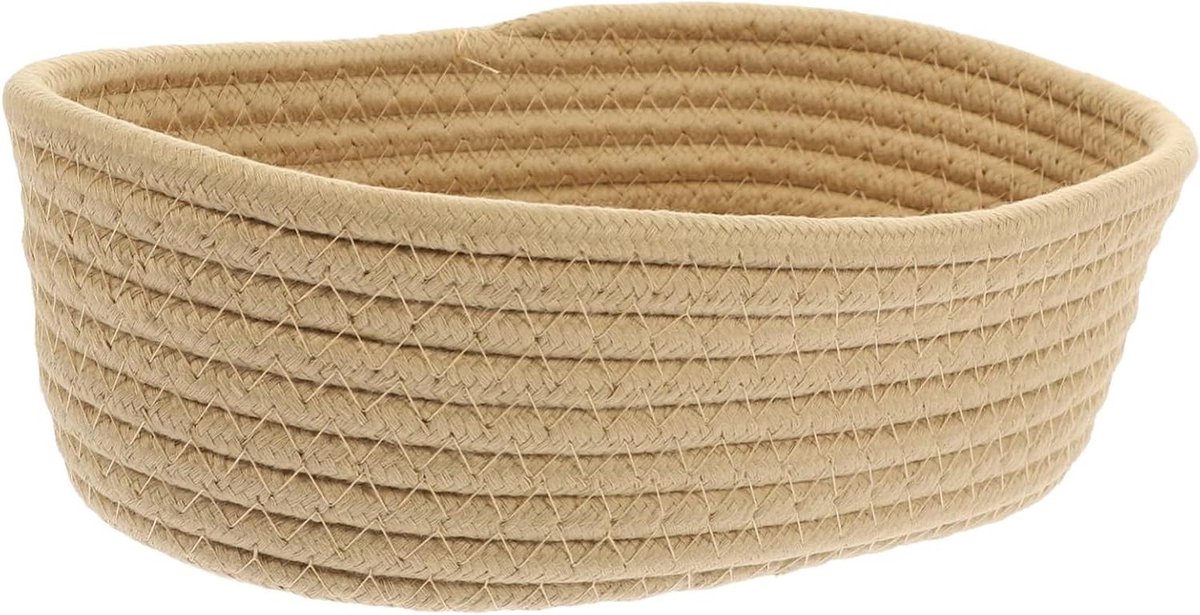 Touwmand - Opbergmand - Organiseren Thuis - Scandinavische Stijl - Niet gespecificeerd - Khaki
