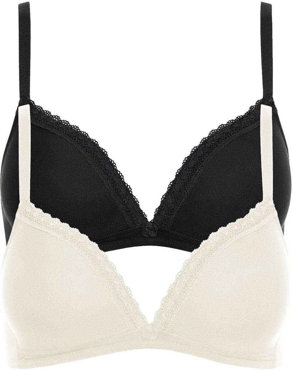 2-pack driehoek BH zonder beugel Ines