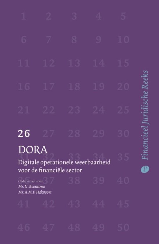 Financieel Juridische Reeks 26 - DORA - cover